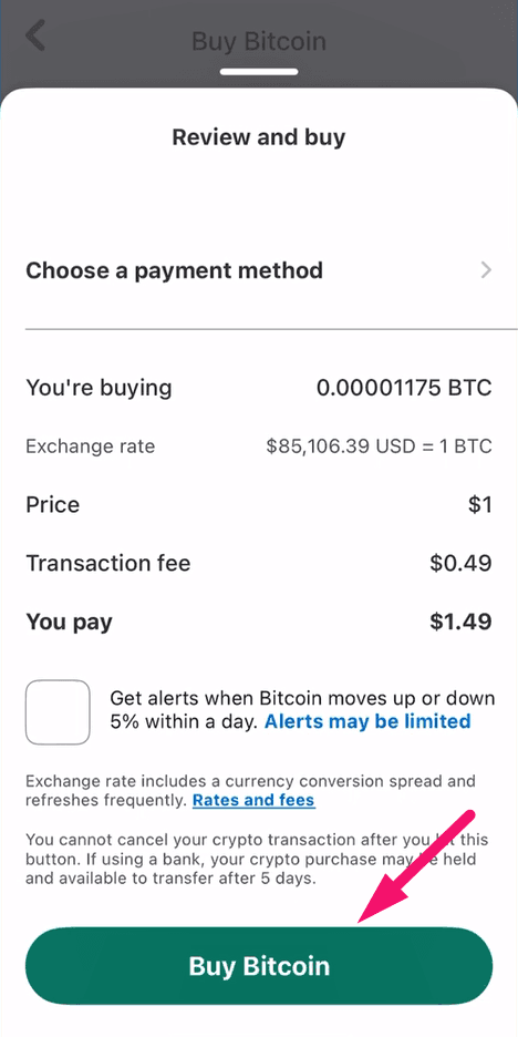 Venmo Step 8